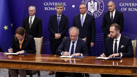 Contract for the exploitation of natural gas from the Black Sea, signed by Romgaz, OMV and Transgaz