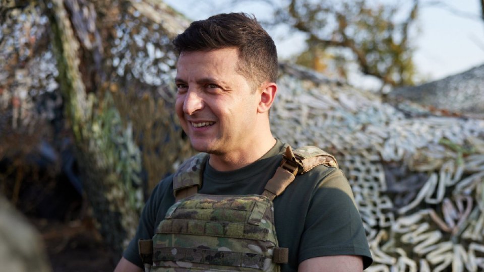 Preşedintele Ucrainei a vizitat trupele din Bahmut, în Doneţk