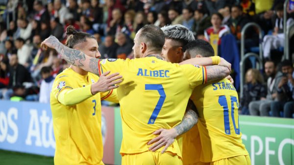 Naționala României la fotbal a învins Andorra cu scorul de 2-0