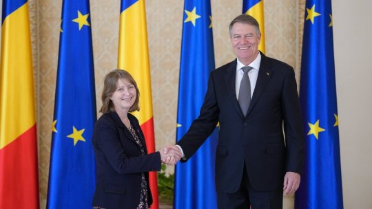 Preşedintele Iohannis o primeşte pe ambasadoarea SUA, Kathleen Kavalec, la Palatul Cotroceni