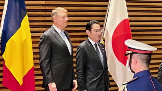 LIVE VIDEO: Declarații de presă comune ale președintelui României, Klaus Iohannis cu prim ministrul Japoniei, Fumio Kishida