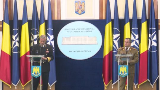 Vizita preşedintelui Comitetului Militar al NATO, amiralul Robert Bauer, în România