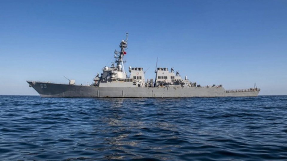 Distrugătorul american USS Milius a navigat prin Strâmtoarea Taiwan