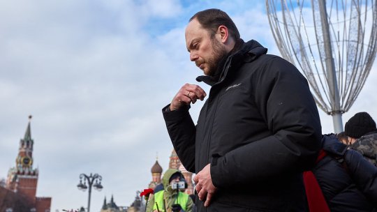 Vladimir Kara-Murza, critic deschis al Kremlinului, a fost condamnat la 25 de ani de închisoare