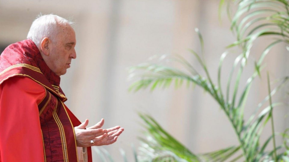 VIDEO: Papa Francisc a oficiat la Vatican slujba din Duminica Floriilor