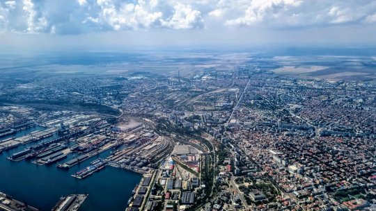 O navă din Cehia s-a scufundat în Portul Constanța