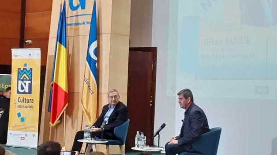 Conferință a scriitorului turc Orhan Pamuk, laureat al Premiului Nobel pentru Literatură, la Timişoara