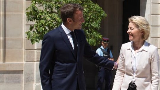 Emmanuel Macron și Ursula von der Leyen, vizită în China