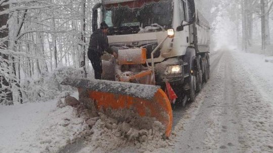 Cod portocaliu de ninsori în 7 judeţe din nordul ţării