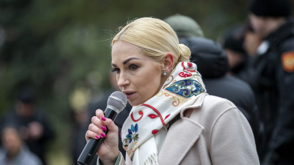 Marina Tauber, figura centrală a protestelor organizate în Republica Moldova de Partidul ŞOR, a fost reținută