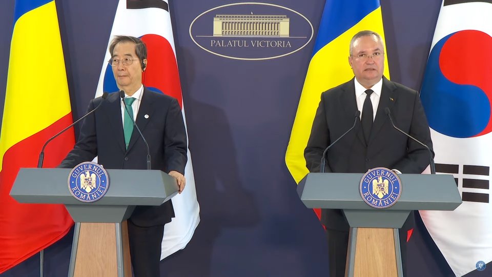 Şefii guvernelor României şi Coreii de Sud au convenit consolidarea relaţiilor în mai multe domenii