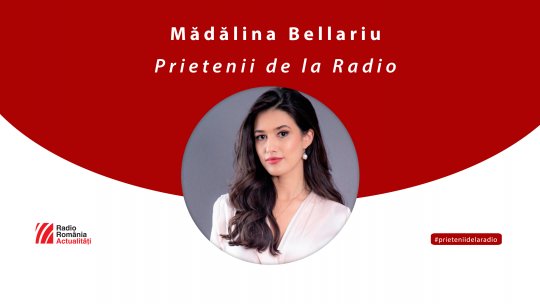 Actrița Mădălina Bellariu între #prieteniidelaradio