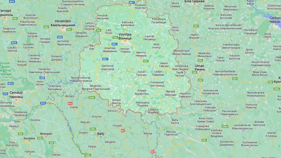 Regiunea ucraineană Vinniţa, la nord de Republica Moldova, „atacată cu rachete de croazieră”
