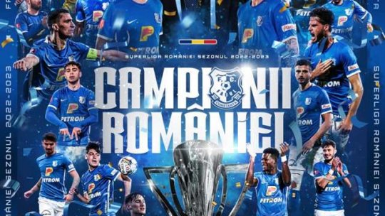Farul Constanţa a câştigat titlul de campioană a României la fotbal