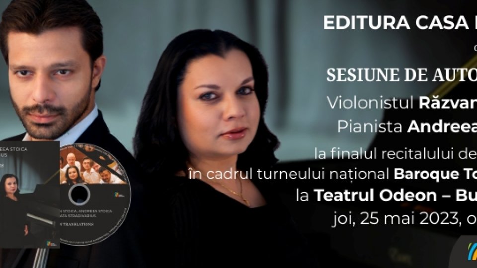 Editura Casa Radio: Sesiune de autografe Răzvan Stoica – Andreea Stoica pe albumul Lost in Translations