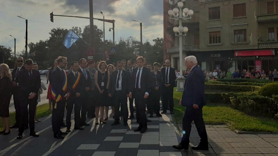 Președintele Germaniei, Frank-Walter Steinmeier, în a treia zi a vizitei oficiale în România