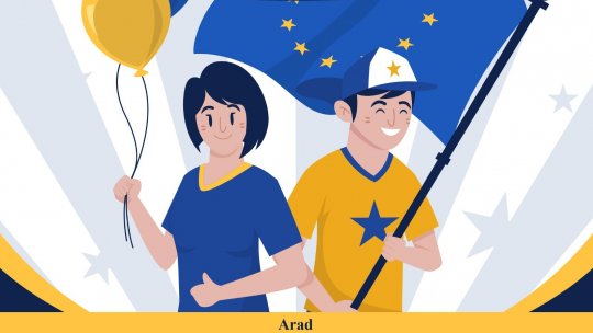 "Europa în Arad: Un Spectacol de Muzică și Dansuri Tradiționale în Ziua Europei"