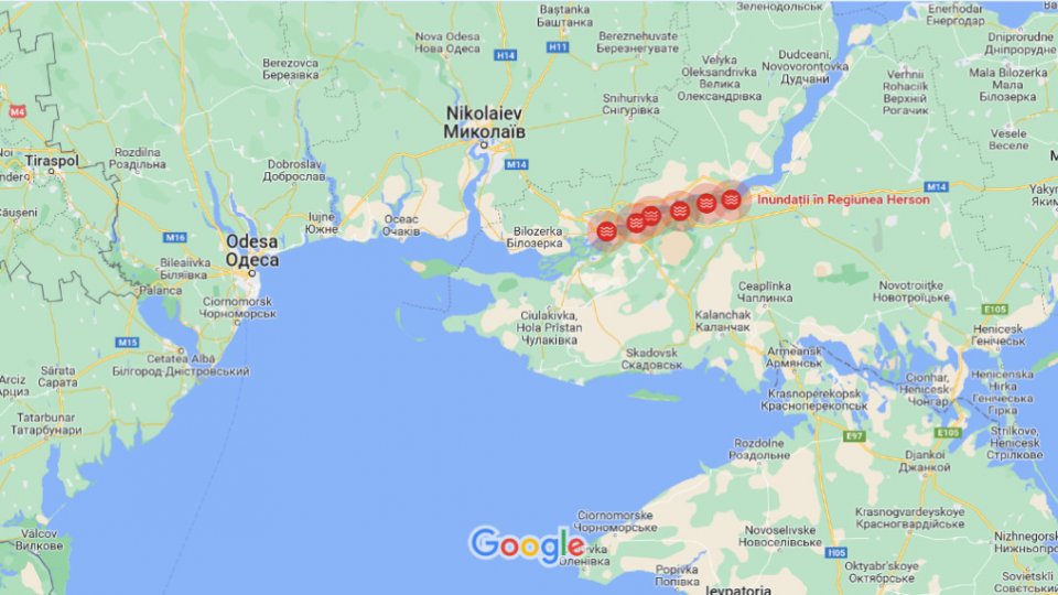 "Puţin probabil ca poluarea de pe Nipru să ajungă în Marea Neagră în scurt timp sau în cantităţi semnificative"