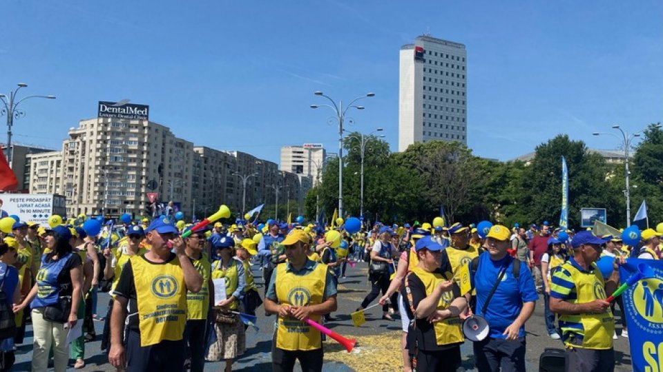 Miting și un marș de protest al agajaţilor din sănătate, astăzi în București