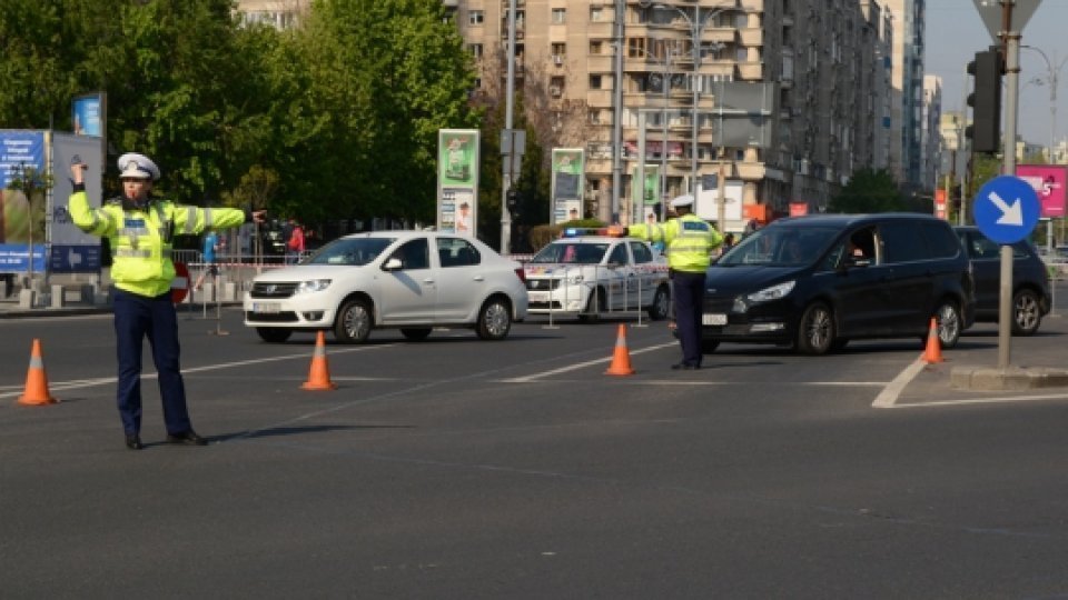 Trafic rutier blocat pe DN 25 Galați-Tecuci
