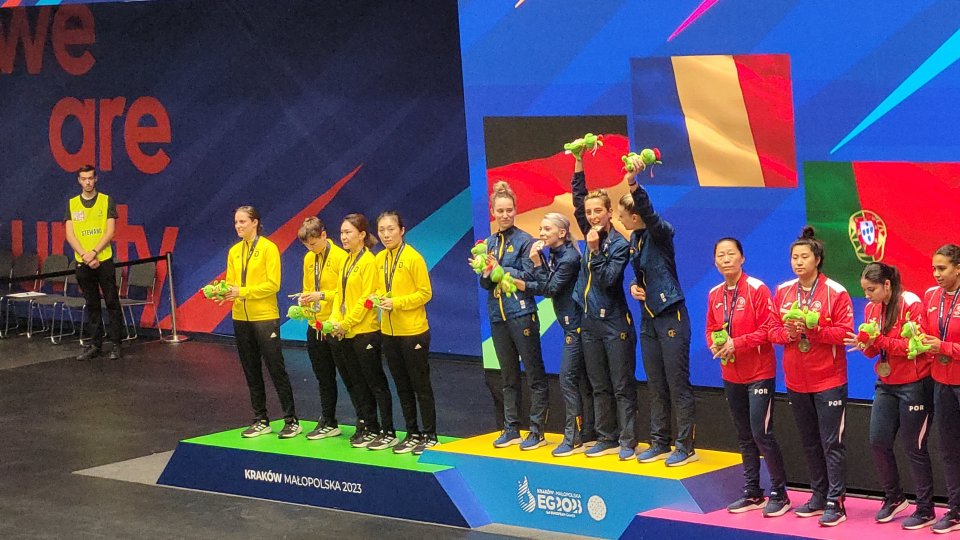 Jocurile Europene 2023: Aur pentru echipa feminină de tenis de masă. Argint la box și teqball