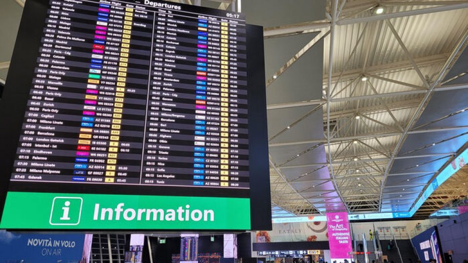 Mai multe zboruri la Aeroportul Internaţional din Catania, Sicilia, au fost anulate