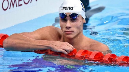 David Popovici s-a calificat în finala probei de 200 m liber în cadrul Campionatelor Mondiale de nataţie din Japonia