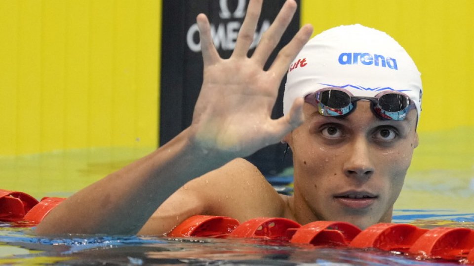 David Popovici, locul patru în finala mondială de 200 metri liber de la Fukuoka