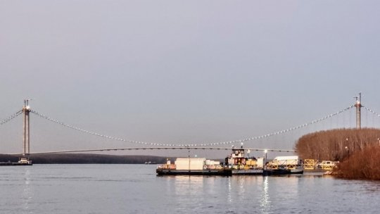 Podul care traversează Dunărea la Brăila va fi dat în folosință pe 6 iulie