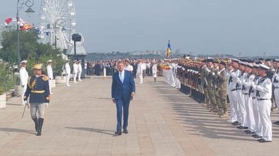 Alocuțiunea președintelui Klaus Iohannis, susținută în cadrul festivităților prilejuite de Ziua Marinei Române