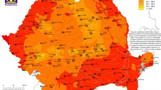 România se topeşte - valul de căldură a cuprins întreg teritoriul