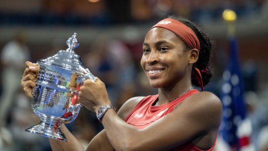 Jucătoarea de tenis americană Coco Gauff câștigă US Open 2023