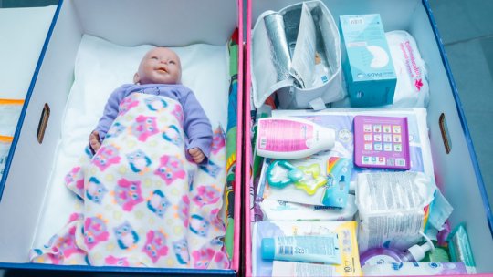 Programul “Cutia Bebeluşului” se desfăşoară în mai multe judeţe