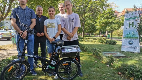 Un colectiv de la Universitatea Politehnica Timișoara a realizat bicicleta alimentată cu hidrogen. Va fi prezentată la Noaptea Cercetătorilor Europeni