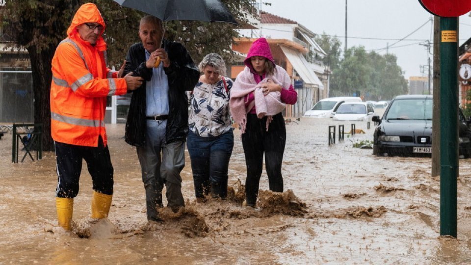Centrul Greciei, din nou afectat de inundații