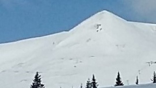 Risc de avalanșă de gradul 3 în Bucegi și Făgăraș, la peste 1.800 m înălțime