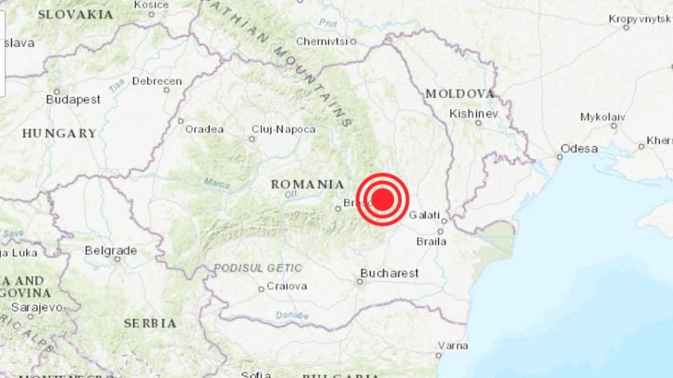 Cutremur cu magnitudinea de 4,3 în zona seismică Vrancea