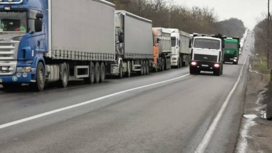 Transportatorii vor aștepta mai mult la frontiera româno-bulgară
