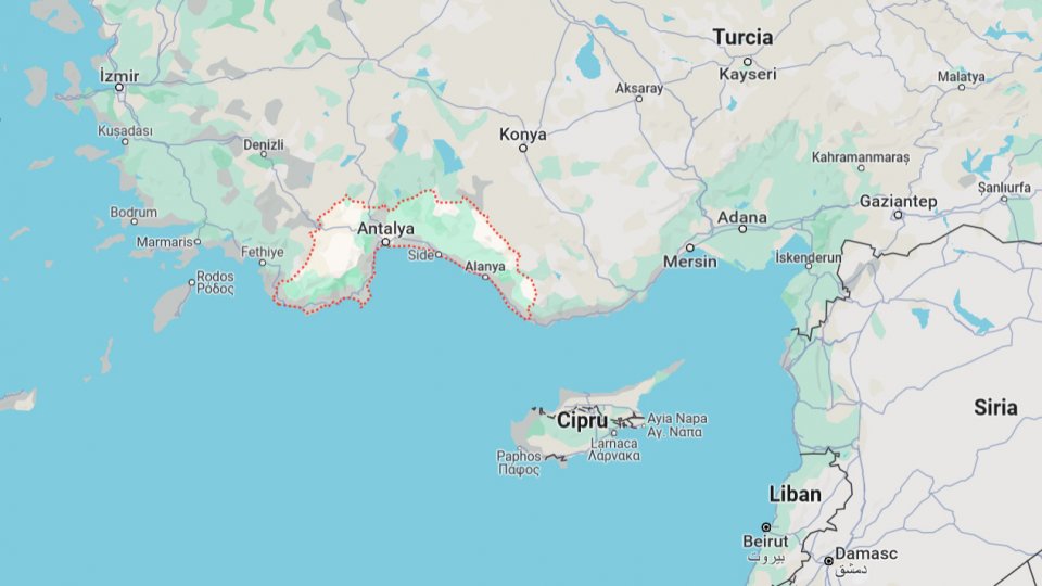 Opt cadavre au fost găsite pe țărmul sudic al Turciei, în provincia Antalya