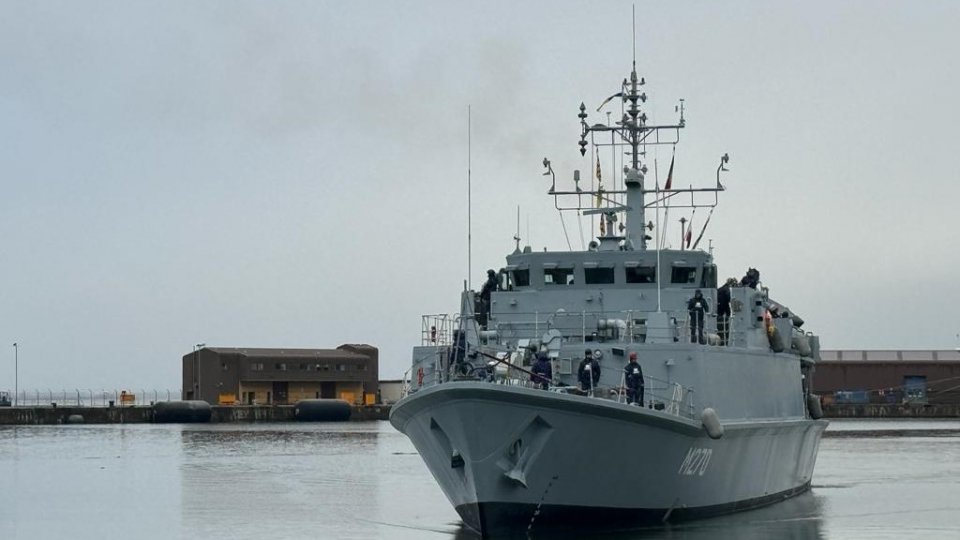 Vânătorul de mine „Sublocotenent Ion Ghiculescu” a executat prima misiune de monitorizare şi cercetare împotriva pericolelor de navigaţie