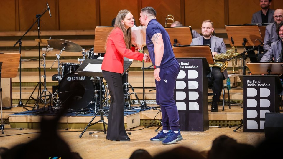 Naționala de Rugby a României, la concertul Big Band-ului Radio de la Sala Radio (FOTO + VIDEO)