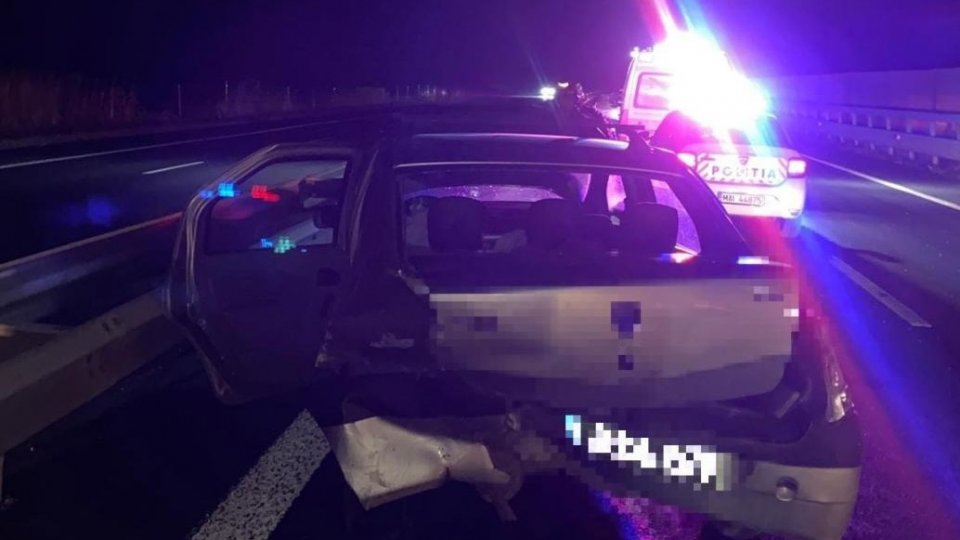 Accident rutier pe A1 București-Pitești, la km 32, spre Pitești