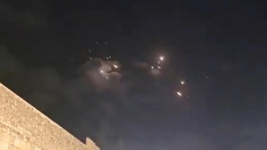 VIDEO Iranul a atacat cu rachete Israelul