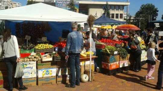 Târg organizat în curtea Ministerului Agriculturii