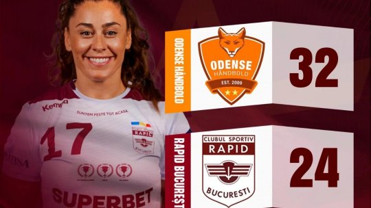 Handbal: Rapid, trei înfrângeri consecutive în Liga Campionilor
