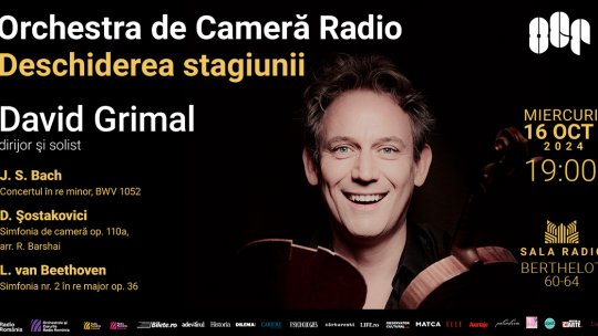 Orchestra de cameră Radio începe noua stagiune cu un concert special