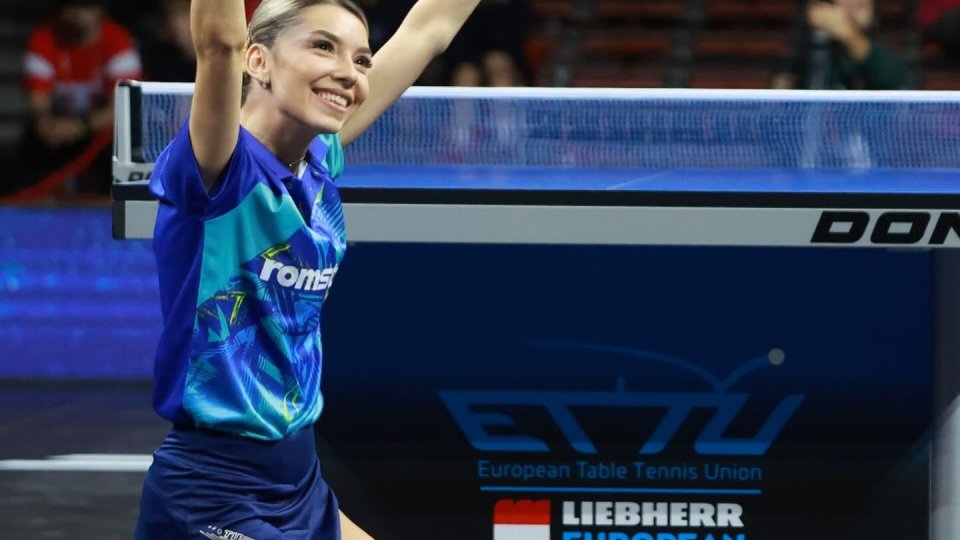 Bernadette Szocs joacă pentru aur în finale la simplu şi dublu feminin la Europenele de la Linz