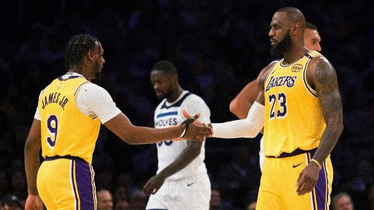 NBA: Le Bron James și Bronny, primul duo tată-fiu în istoria competiției
