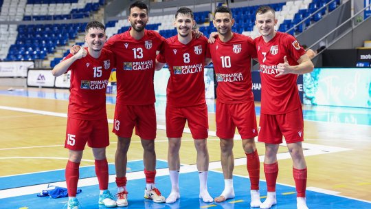 Futsal: United Galați, eșec în Liga Campionilor