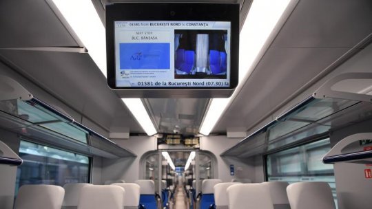 Primul tren electric "Alstom Coradia" va circula pe ruta Bucureşti Nord-Braşov, începând cu 15 noiembrie